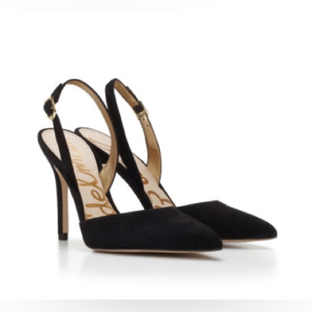 Sam Edelman Dora pump in black suede
